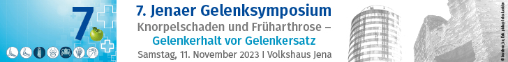 Banner 7. Jenaer Gelenksymposium